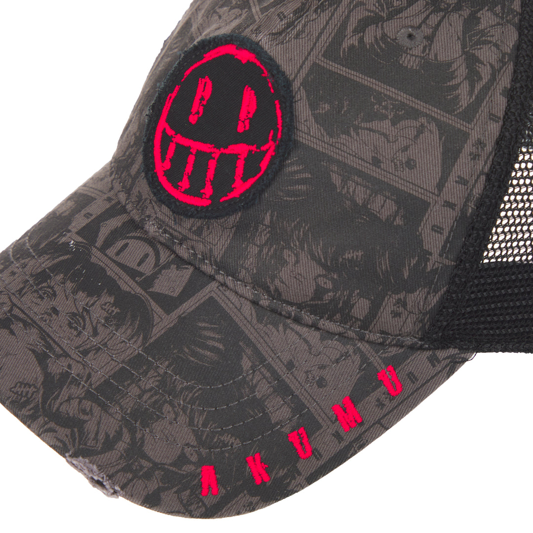 Akumu Smiley Trucker Hat