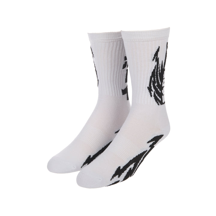 Nitrous Flames & Kanji Logo Socks