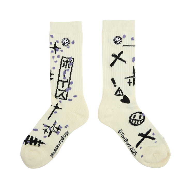 SumiFuture Kanji Crew Socks