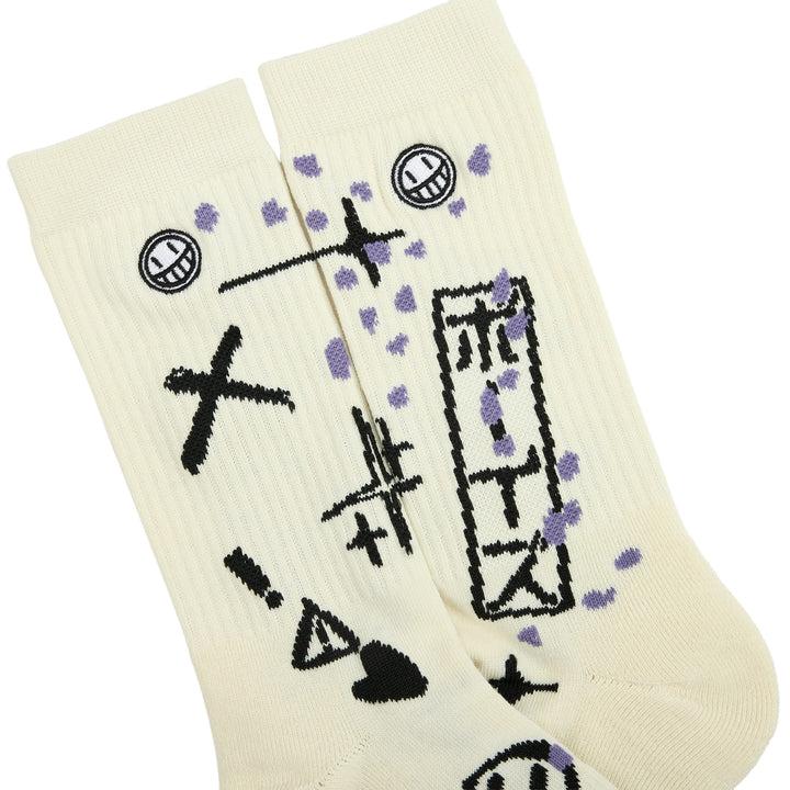 SumiFuture Kanji Crew Socks