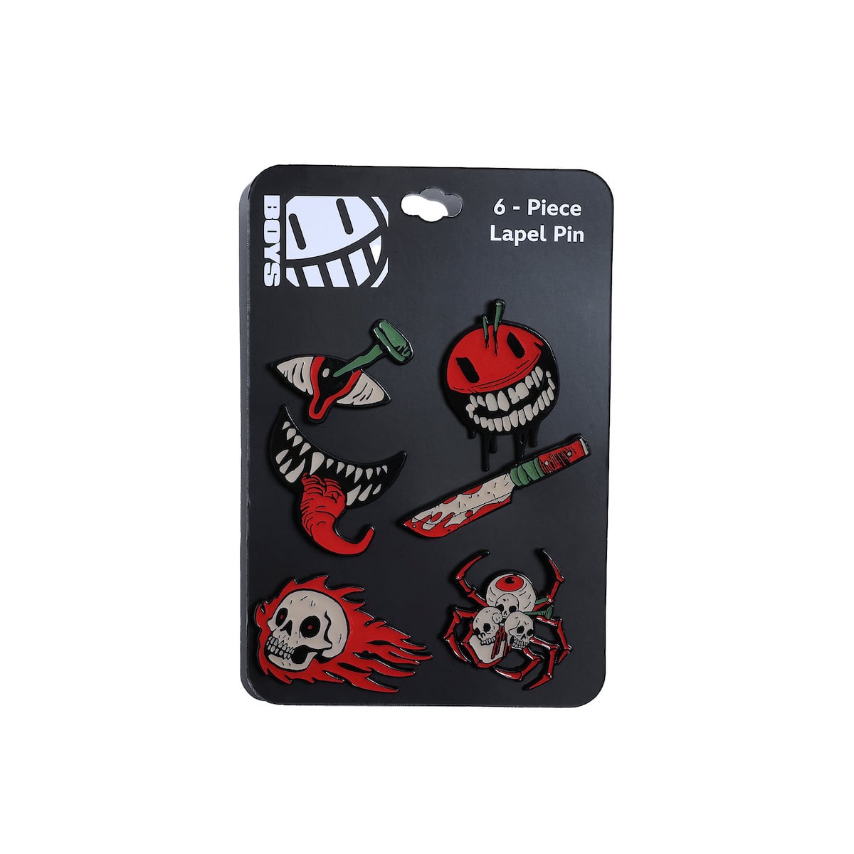 Trip of Terror 6 Piece Enamel Pin Set - Brain Rot Worldwide - The Boys