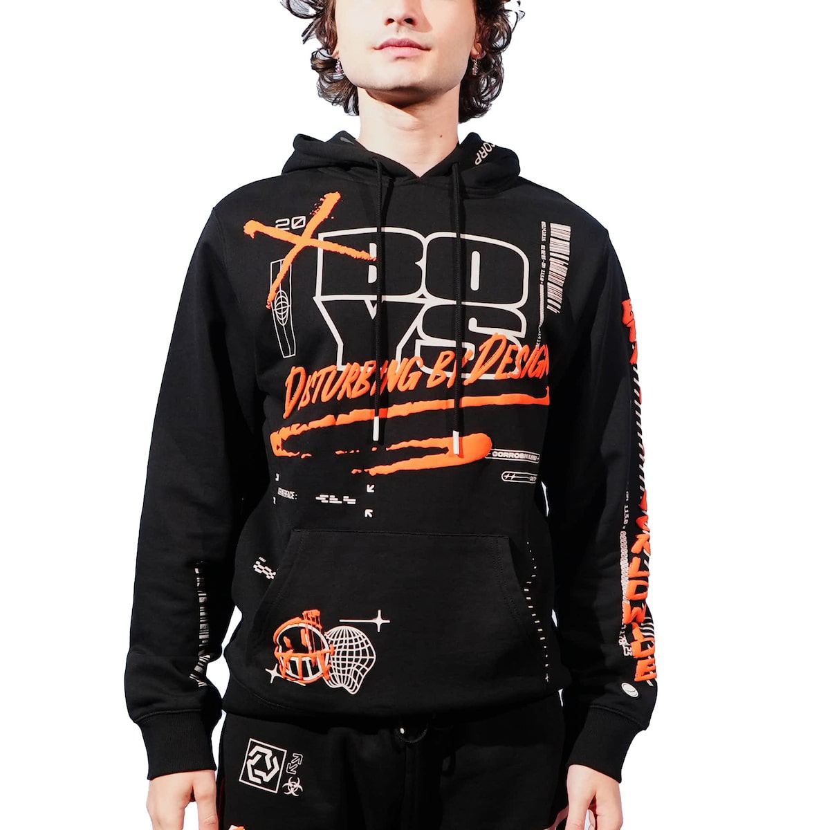 Standard Issue Black Hoodie - Brain Rot Worldwide - The Boys