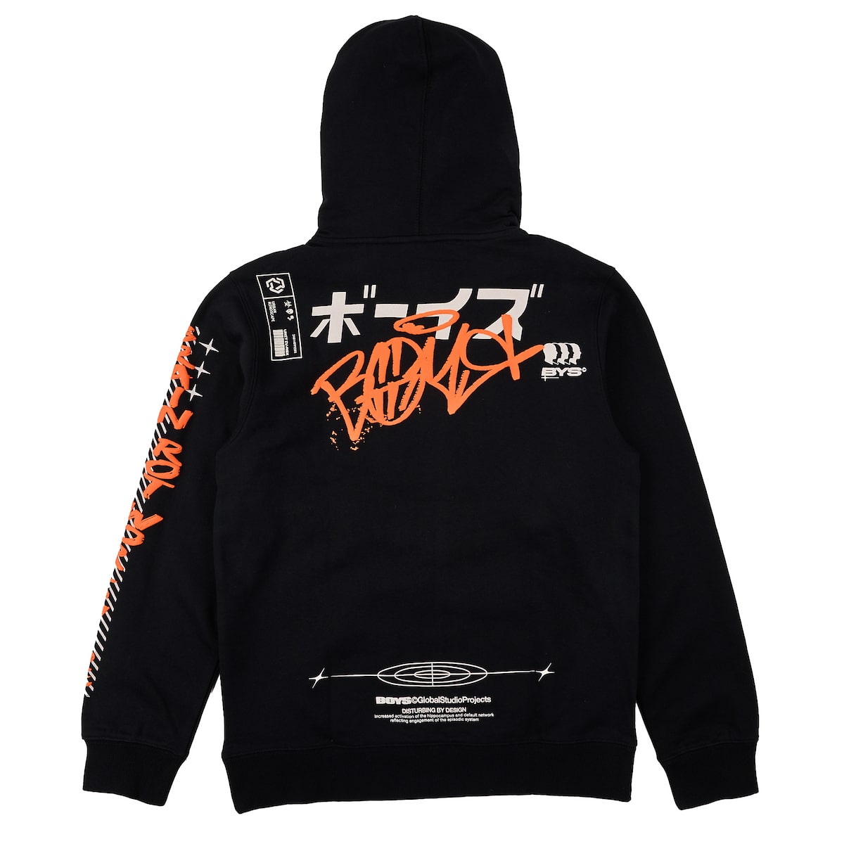 Standard Issue Black Hoodie - Brain Rot Worldwide - The Boys