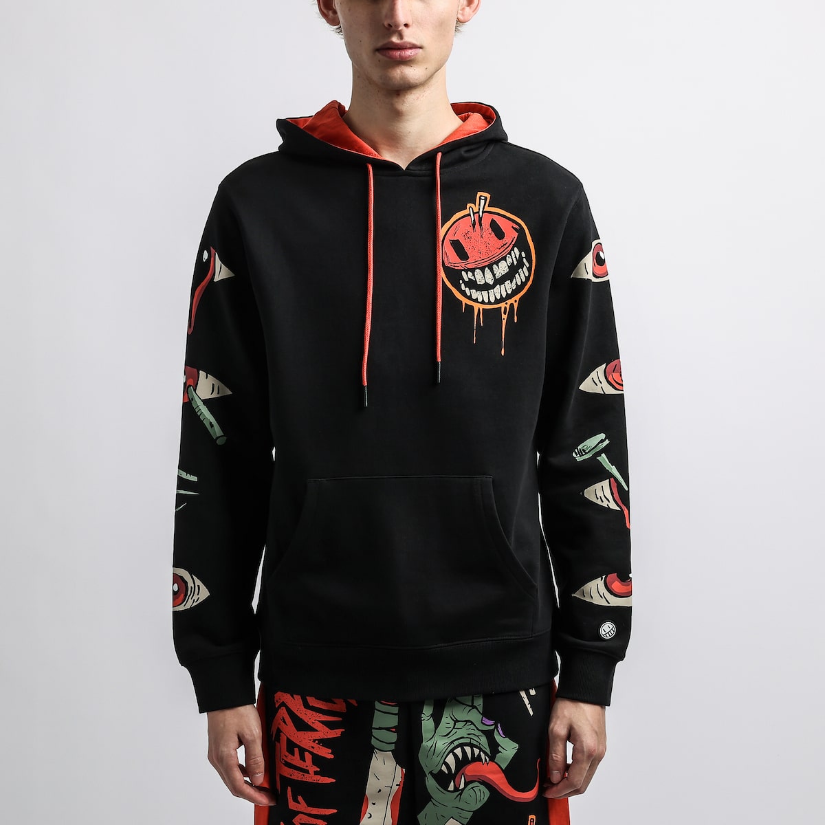 Trip of Terror Eyes Black Hoodie - Brain Rot Worldwide - The Boys