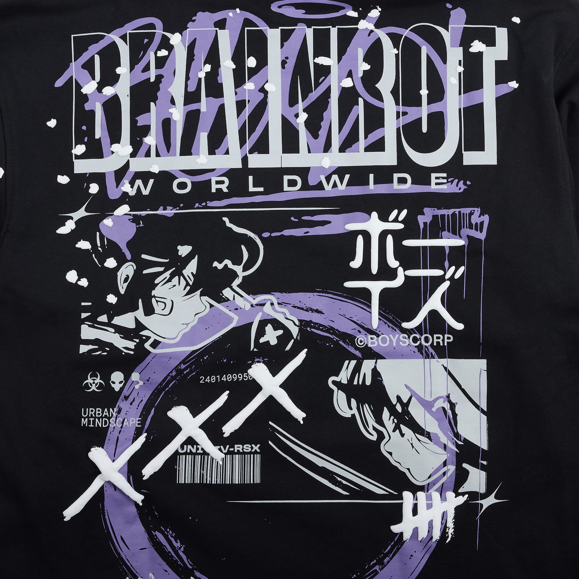 SumiFuture Misbehavior Oversized Hoodie - Brain Rot Worldwide