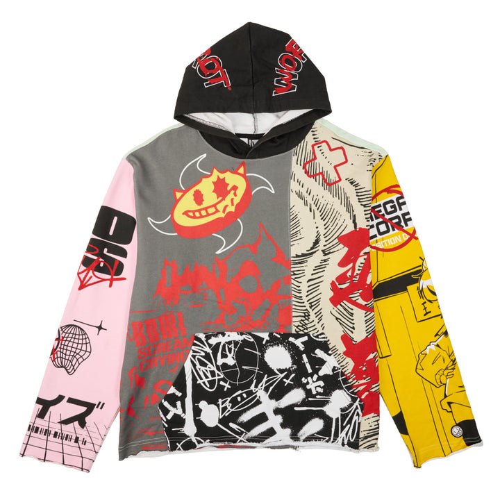 Sleaze Nation Patchwork Hoodie