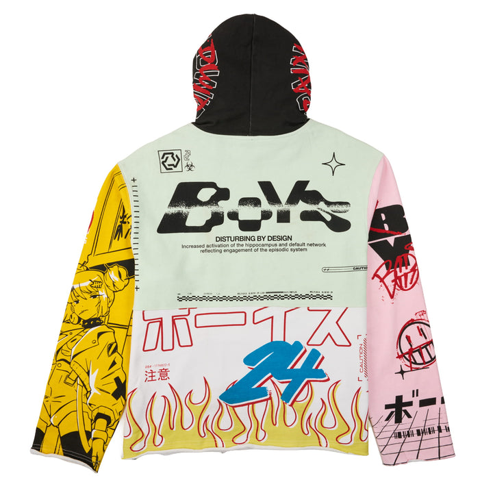 Sleaze Nation Patchwork Hoodie