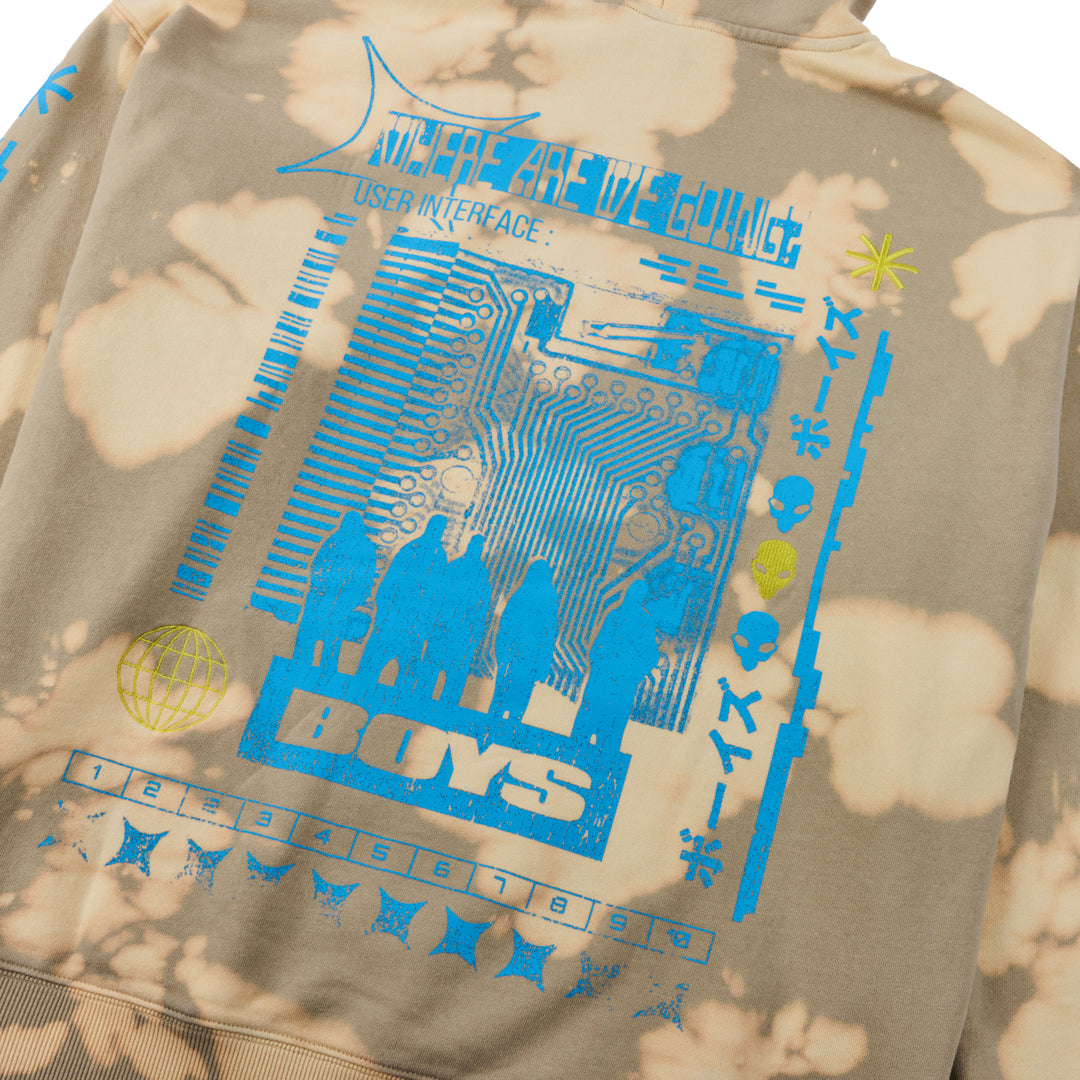 Invasion Where Are We Bleach Wash Hoodie