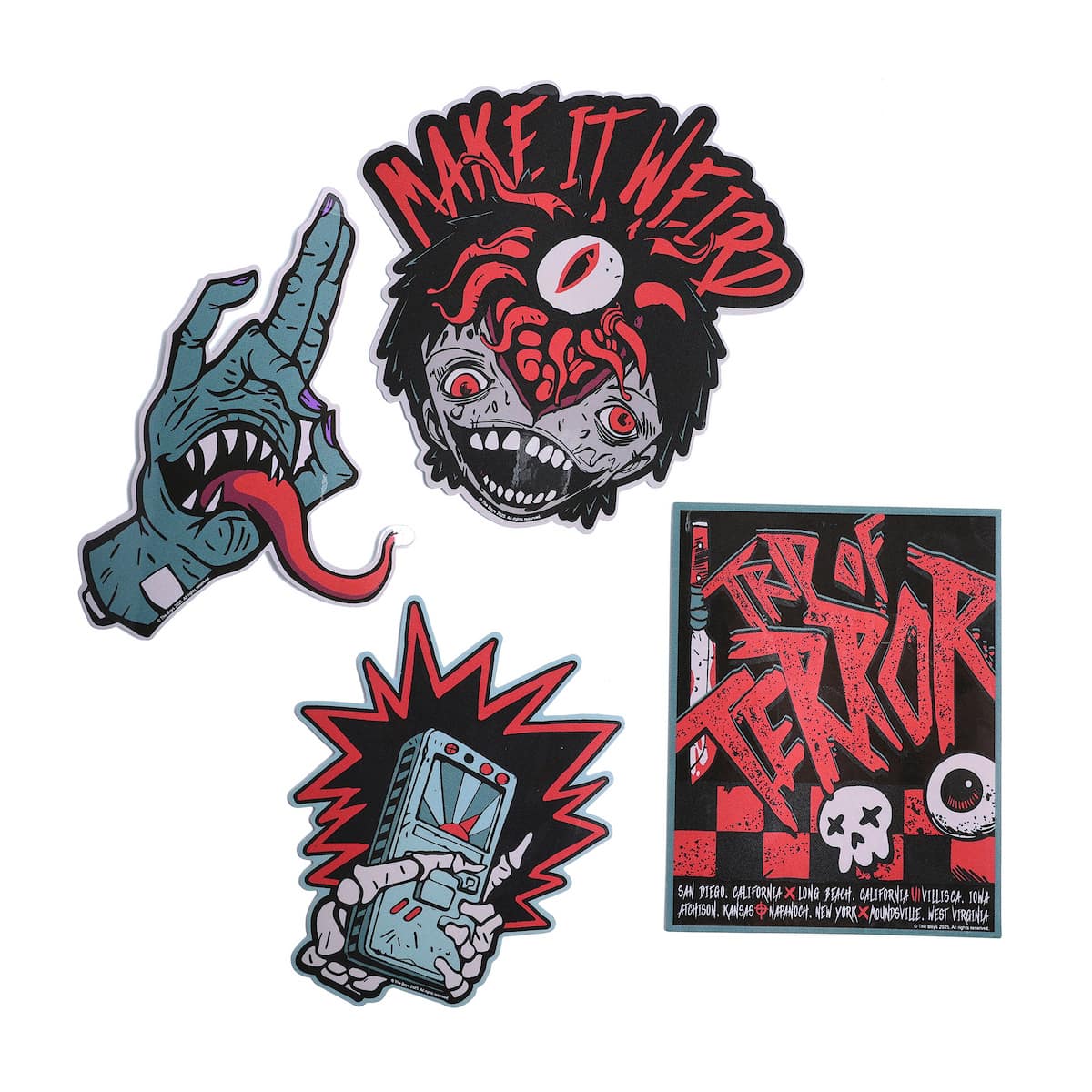 Trip of Terror Sticker Pack - Brain Rot Worldwide - The Boys