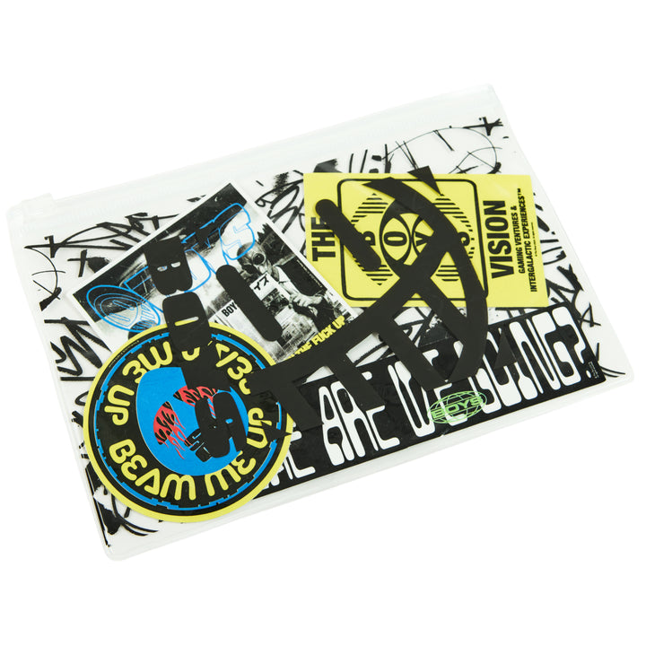 Invasion Sticker Pack &amp; Reusable Pouch