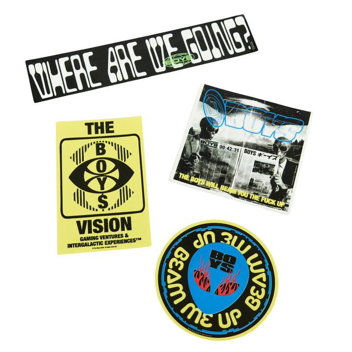 Invasion Sticker Pack &amp; Reusable Pouch