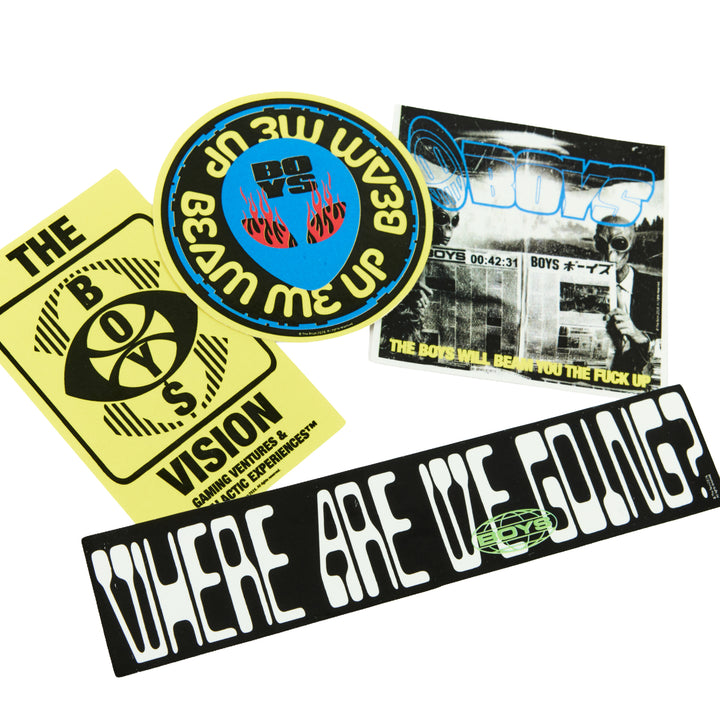Invasion Sticker Pack &amp; Reusable Pouch