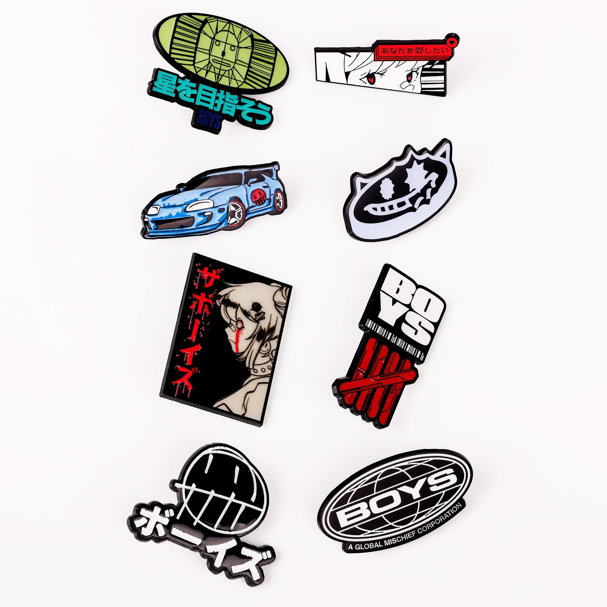 Retrospective Lapel Pin Box Set - Brain Rot Worldwide - The Boys