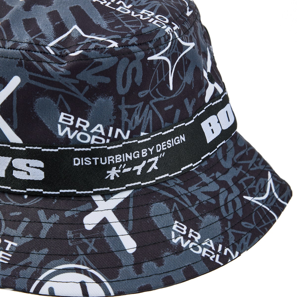 Standard Issue Black Bucket Hat - Brain Rot Worldwide - The Boys