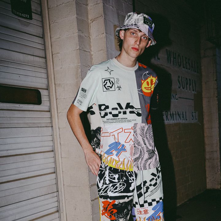 Sleaze Nation Patchwork Tee