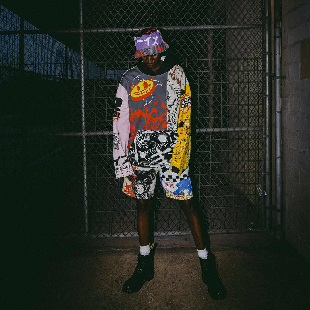 Sleaze Nation Patchwork Hoodie