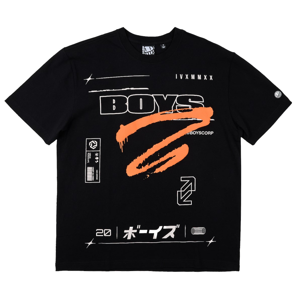 Standard Issue Oversized Black Tee - Brainrot World Wide