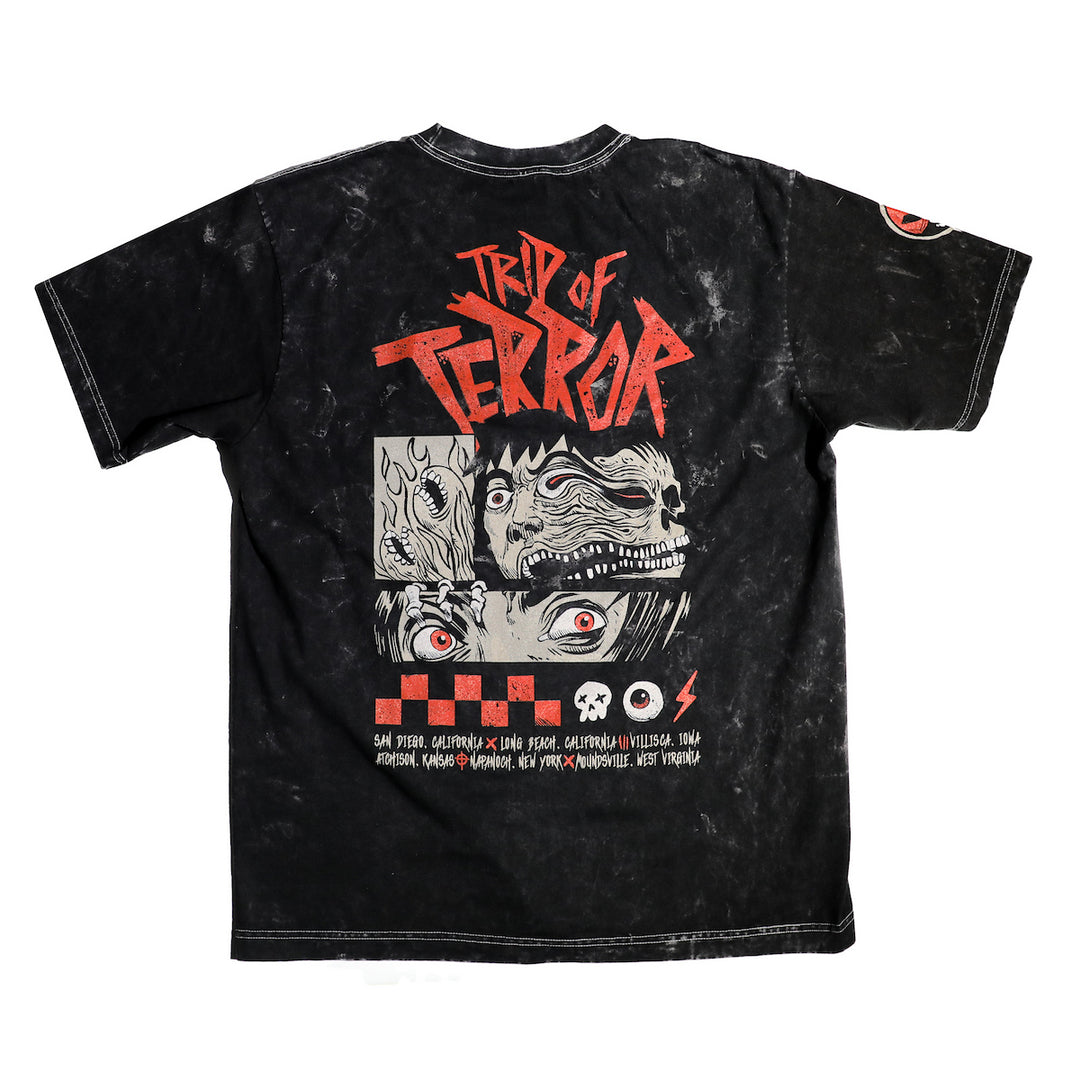 LIMITED EDITION Trip Of Terror Splitting Headache Mineral Wash Tee