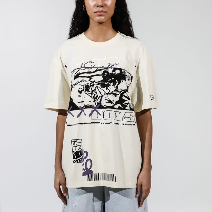 SumiFuture Blossoms Oversized Tee