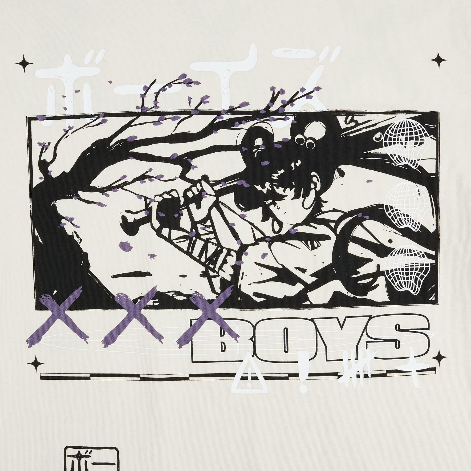 SumiFuture Blossoms Oversized Tee - Brain Rot Worldwide - The Boys