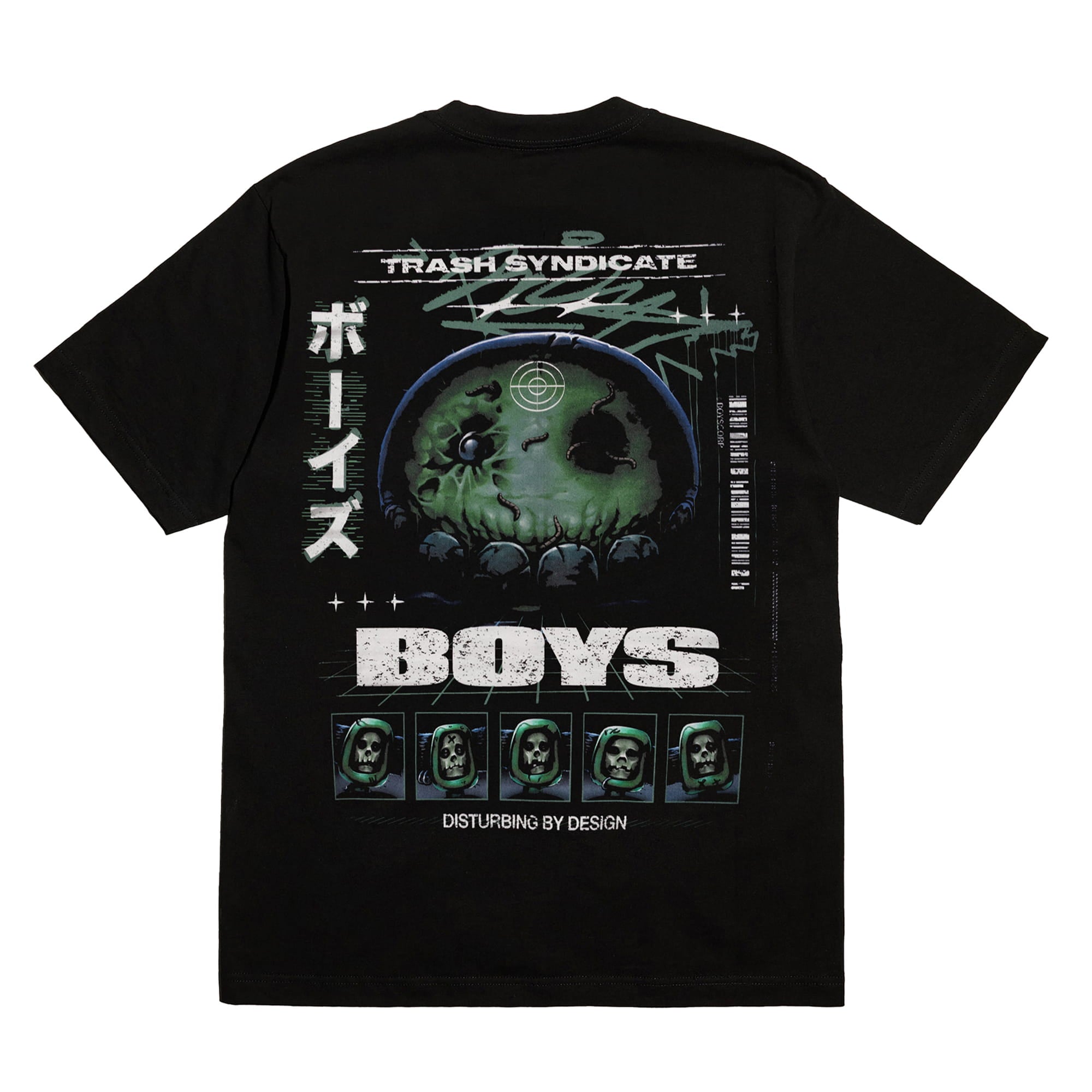 Creep The Street Black Tee - Brainrot Worldwide- The Boys
