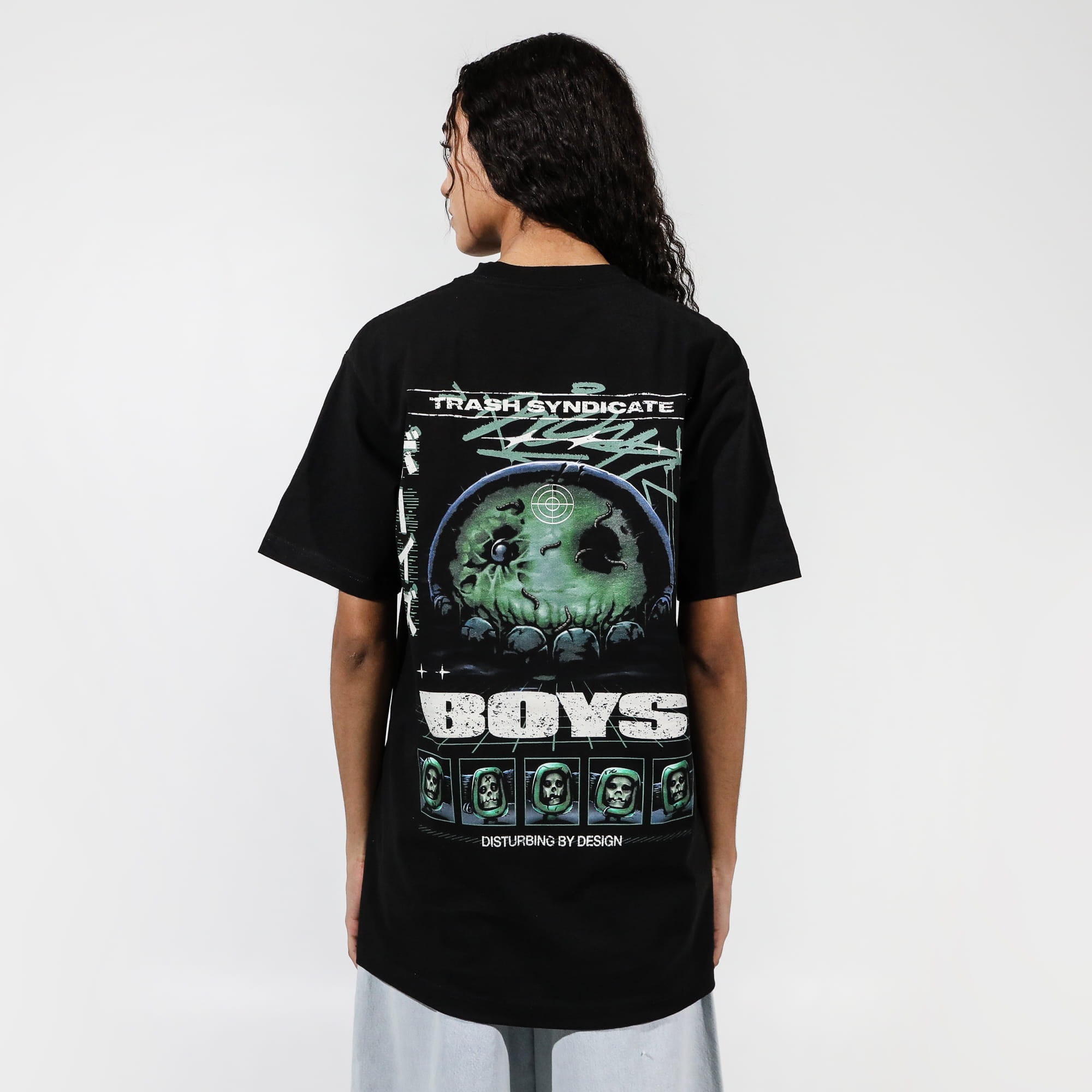 Creep The Street Black Tee - Brainrot Worldwide- The Boys
