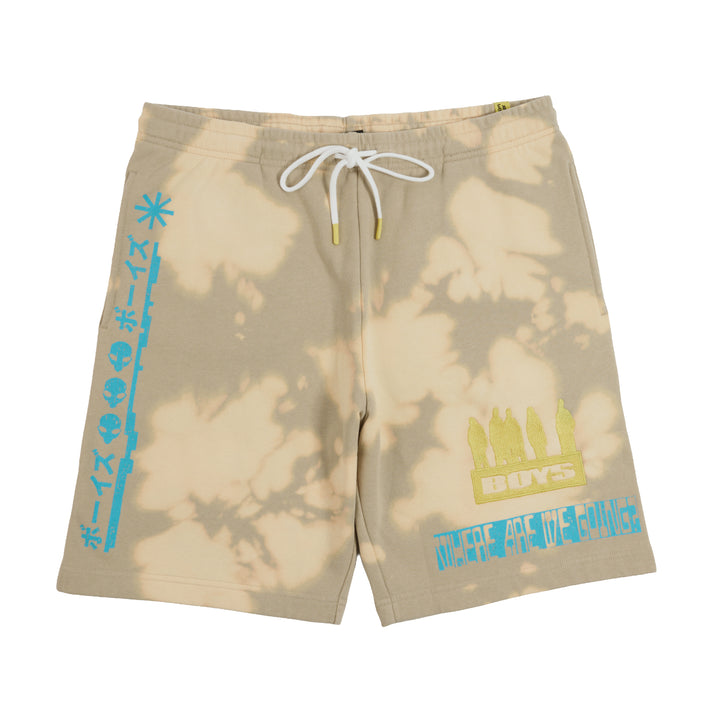 Invasion Where Are We Bleach Wash Shorts