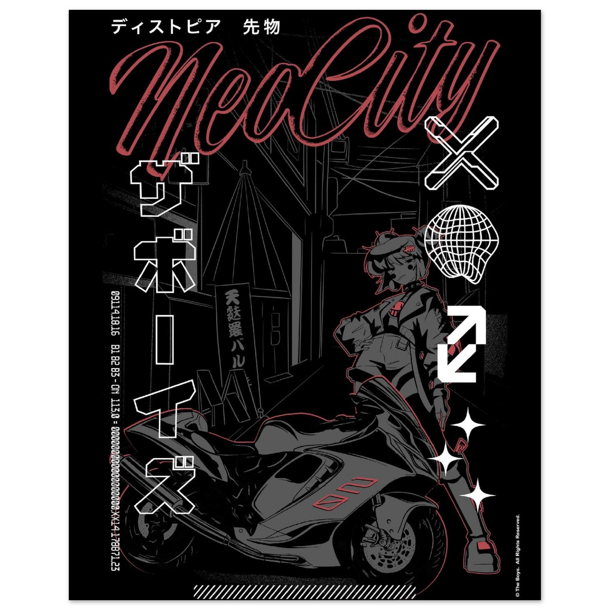 アート・デザイン・音楽 Boys Study 2 The BoyS NEOCITY Print – The Boys