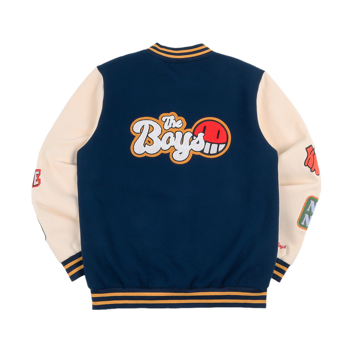 DROPOUT VARSITY JACKET – The Boys DROPOUT VARSITY JACKET – The Boys