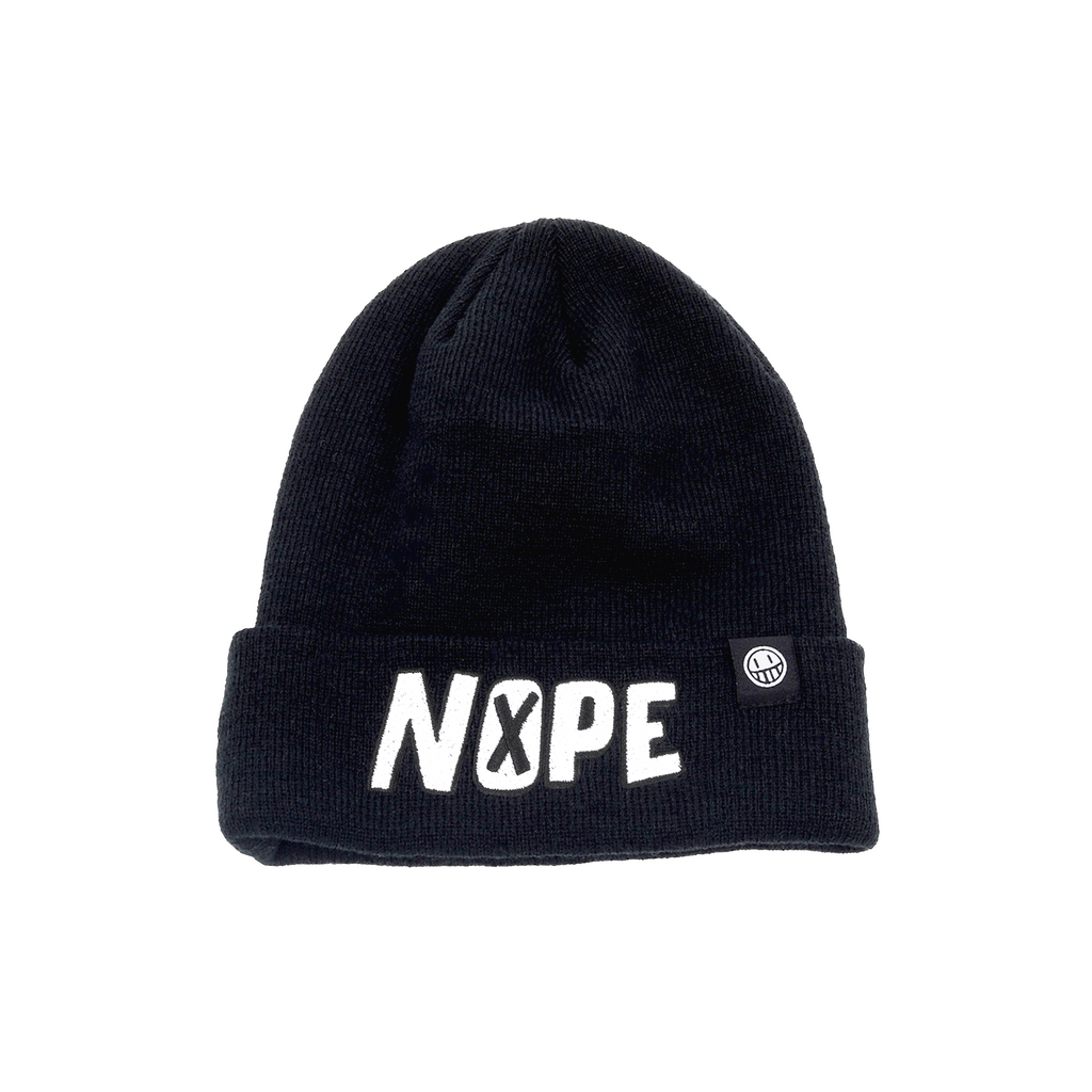 NOPE BEANIE BLACK – The Boys